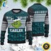 Philadelphia Eagles Christmas Grinch Sweater For Fans