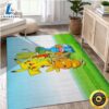 Torchic Pikachu Mudkip And Treecko Near A Tree Stump Video Game Area Rug For Christmas Area Rug uirsyv.jpg