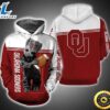 Baby Groot Hug Ball Oklahoma Sooners 3D Hoodie NCAA Basketball Gifts
