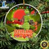 Cleveland Browns NFL Funny Grinch Christmas Ornaments 3 Cleveland Browns NFL Funny Grinch Christmas Ornaments