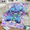 Cute Colorful Stitch Fleece Blanket For Bedding Decor h48lfd.jpg