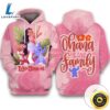 Lilo & Stitch T shirt Ohana Means Family Pink T shirt Hoodie