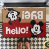 Mickey Minnie Hello Bye Mouse Doormat vke7ed.jpg