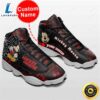 Mickey Mouse Black Background Personalized Name Air JD13 Sneakers Custom Shoes ykg6vo.jpg