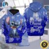 Stitch Ohana Means Family 3D Hoodie Natural and awesome