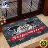 Supreme Red Logo With Mickey Cartoon Doormat zbvxnx.jpg