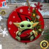Arizona Cardinals Baby Yoda Christmas Ceramic Ornament 2 Arizona Cardinals Baby Yoda Christmas Ceramic Ornament Tshirt