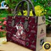 Arizona Coyotes NHL Mickey Women Leather Hand Bag t shirt