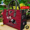 Atlanta Falcons Minnie Women Leather Hand Bag Tee