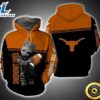 Baby Groot Hug Ball Texas Longhorns 3d Hoodie Ncaa Basketball Gifts