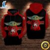 Baby Yoda Hug Logo San Francisco 49ers Football 3d Hoodie All Over Print