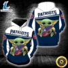 Baby Yoda New England Patriots 3d Hoodie All Over Print 2 Baby Yoda New England Patriots 3d Hoodie All Over Print