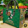 Boston Celtics NBA Minnie Women Leather Hand Bag Tee