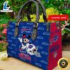 Buffalo Bills Mickey Women Leather Hand Bag Tshirt