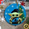 Carolina Panthers Baby Yoda Christmas Ceramic Ornament 3 Carolina Panthers Baby Yoda Christmas Ceramic Ornament Tshirt