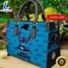 Carolina Panthers Stitch Women Leather Hand Bag Tshirt