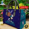 Charlotte Hornets NBA Minnie Women Leather Hand Bag Tshirt