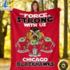Chicago Blackhawks Baby Yoda Fleece Blanket The Force Is Strong rjk422.jpg