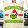 Christmas The Grinch Throw Blanket Soft Comfy Flannel Blanket iictyk.jpg