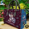 Colorado Avalanche NHL Mickey Women Leather Hand Bag Tshirt