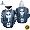Dallas Cowboys Halloween Blue Jack Skellington Super Bowl 3d Pullover Hoodie