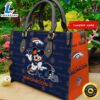 Denver Broncos Mickey Women Leather Hand Bag t shirt