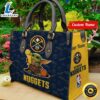 Denver Nuggets Champions Baby Yoda Women Leather Bag Tee