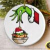 Grinch Hand Take Baby Yoda Christmas Ornament The Mandalorian 3 Grinch Hand Take Baby Yoda Christmas Ornament The Mandalorian Tee