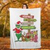 Grinch Themed Christmas Fleece Blanket 2 Grinch Themed Christmas Fleece Blanket eecmcm.jpg
