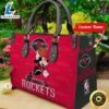 Houston Rockets NBA Mickey Women Leather Hand Bag t shirt