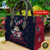 Houston Texans Mickey Retro Women Leather Hand Bag 2 Houston Texans Mickey Retro Women Leather Hand Bag Tee