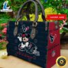 Houston Texans Mickey Women Leather Hand Bag Tee