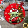 Kansas City Chiefs Baby Yoda Christmas Ceramic Ornament 3 Kansas City Chiefs Baby Yoda Christmas Ceramic Ornament Tshirt