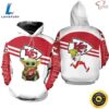 Kansas City Chiefs Baby Yoda Hug Ball With Chiefs Old Logo 3d Hoodie 2 Kansas City Chiefs Baby Yoda Hug Ball With Chiefs Old Logo 3d Hoodie