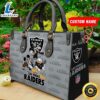 Las Vegas Raiders Disney Women Leather Bag Tee
