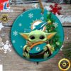 Miami Dolphins Baby Yoda Christmas Ceramic Ornament 2 Miami Dolphins Baby Yoda Christmas Ceramic Ornament t shirt