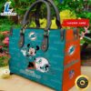 Miami Dolphins Minnie Women Leather Hand Bag Tee