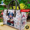 Minnie Mouse th July Women Leather Hand Bag Tshirt