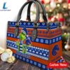 NCAA Boise State Broncos Grinch Christmas Women Leather Hand Bag 3 NCAA Boise State Broncos Grinch Christmas Women Leather Hand Bag Tee