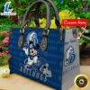 NCAA Drake Bulldogs Mickey Women Leather Hand Bag Tshirt