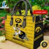 NCAA Iowa Hawkeyes Mickey Women Leather Hand Bag Tee