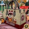 NCAA Mississippi State Bulldogs Mickey Autumn Women Leather Hand Bag Tee
