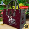 NCAA Montana Grizzlies Mickey Women Leather Hand Bag t shirt