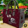 NCAA Montana Grizzlies Minnie Women Leather Hand Bag t shirt