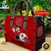NCAA NC State Wolfpack Minnie Women Leather Hand Bag t shirt