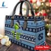 NCAA North Carolina Tar Heels Grinch Christmas Women Leather Hand Bag 2 NCAA North Carolina Tar Heels Grinch Christmas Women Leather Hand Bag Tee