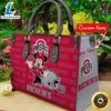 NCAA Ohio State Buckeyes Minnie Women Leather Hand Bag Tee