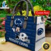 NCAA Penn State Nittany Lions Minnie Women Leather Hand Bag 3 NCAA Penn State Nittany Lions Minnie Women Leather Hand Bag Tee