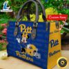 NCAA Pittsburgh Panthers Minnie Women Leather Hand Bag Tshirt