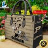 NCAA Purdue Boilermakers Minnie Women Leather Hand Bag 2 NCAA Purdue Boilermakers Minnie Women Leather Hand Bag Tee